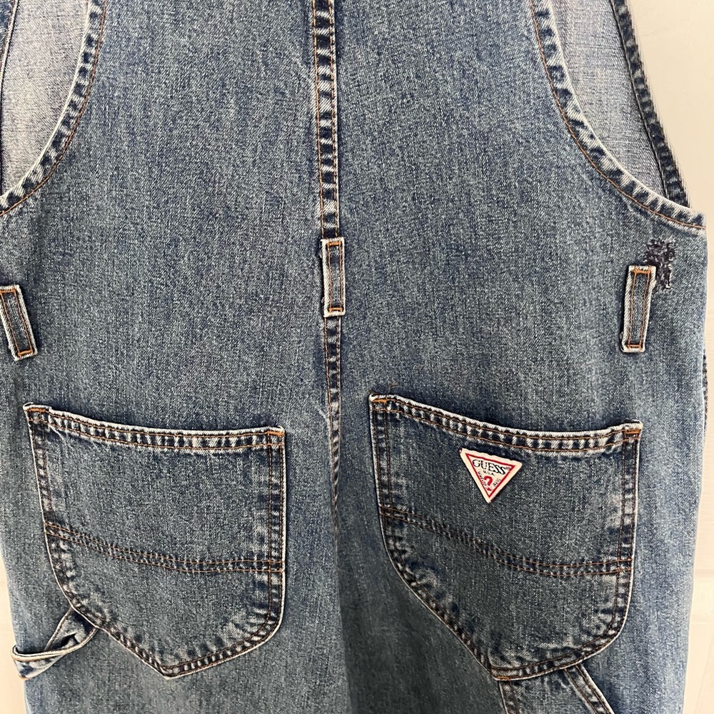 Vintage GUESS® JEANS Denim Overalls in Sz Small - Picture 8 of 16
